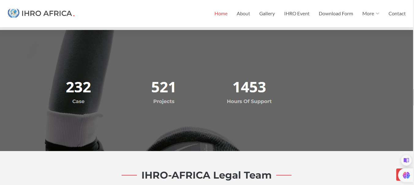 International Human Right Organization Website